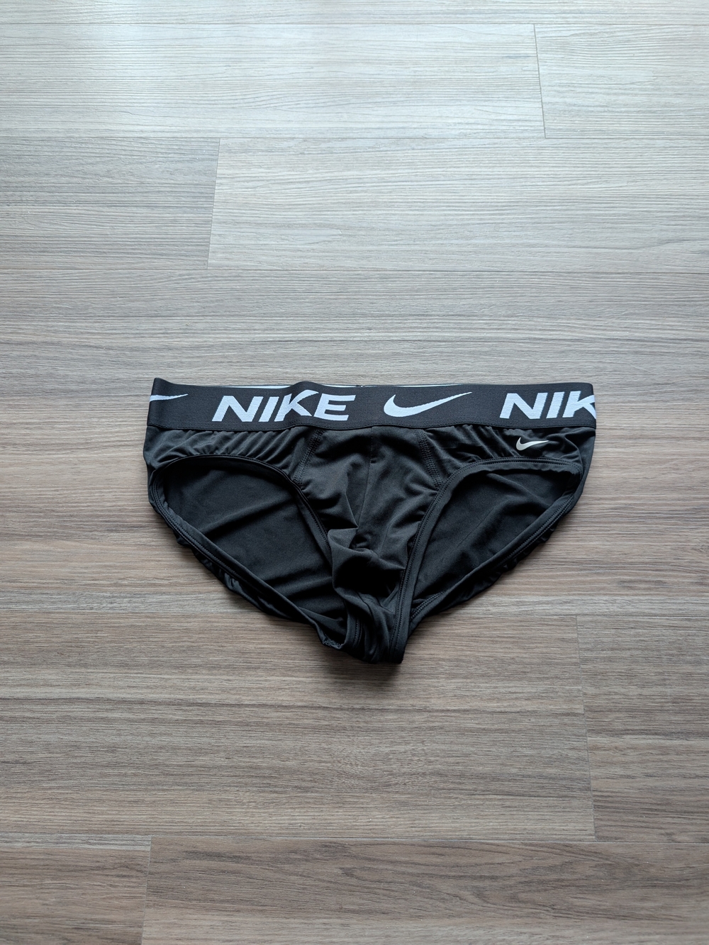 Nike Black Men's Logo Waistband Briefs